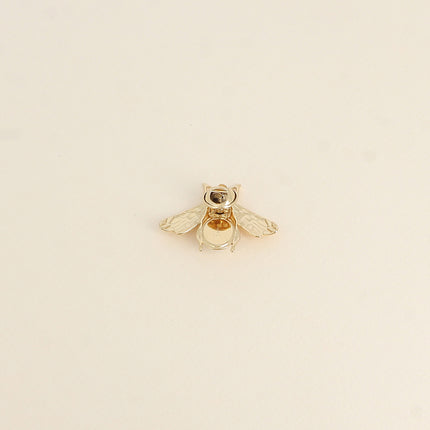 Pin - Scarab beetle with resin pearl