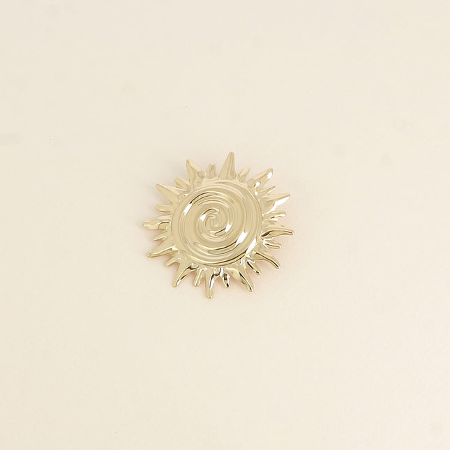Broche - motif soleil