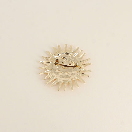 Brooch - sun design 56 x 56 mm