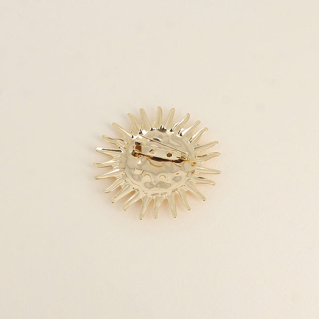Broche - motif soleil 56 x 56 mm
