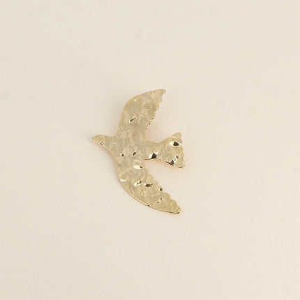 Pin - textured bird design