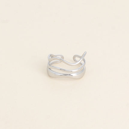 Bague - 3 anneaux ondulés