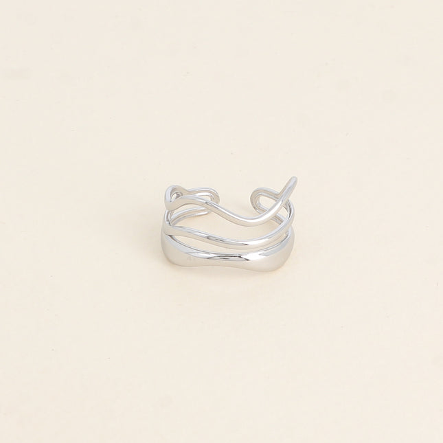 Bague - 3 anneaux ondulés