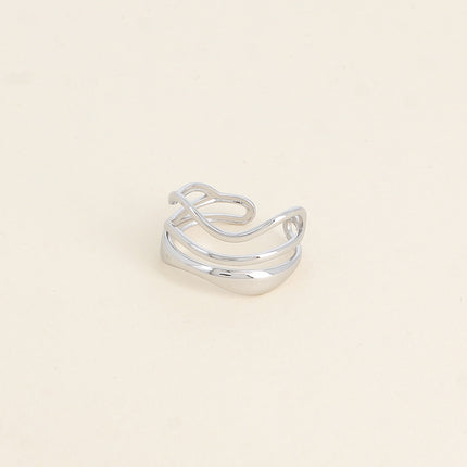 Bague - 3 anneaux ondulés