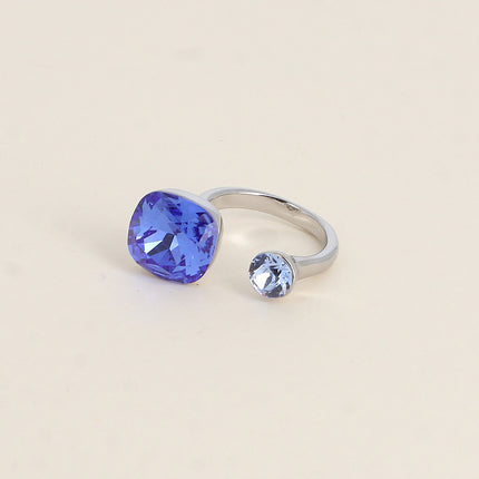 Bague Beata - ornée de 2 cristaux Swarovski®