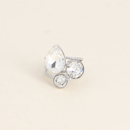 Bague Trilogie Goutte - cristaux Swarovski® goutte et rondes