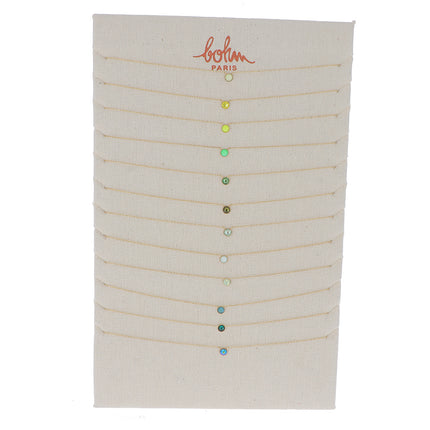 Kit de 24(12+12) colliers Sohan - doré - prix moyen de 5,40€/pc