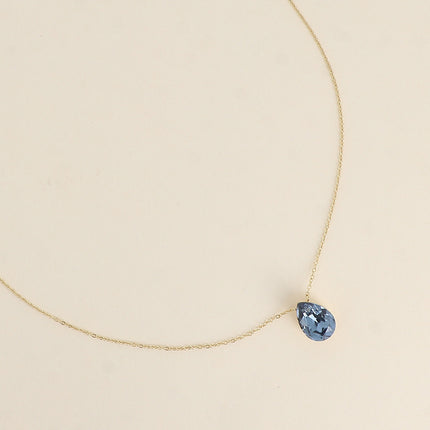 Collier Bertille - goutte et cristaux Swarovski®