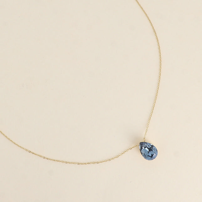 Collier Bertille - goutte et cristaux Swarovski®