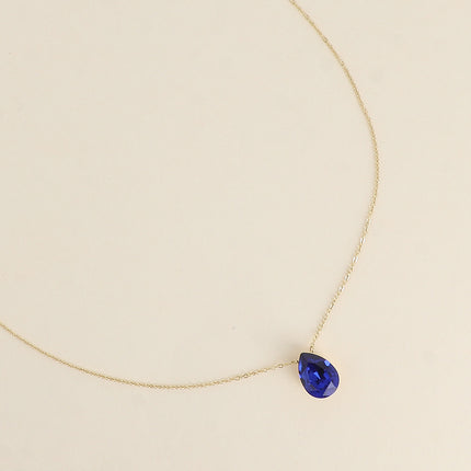 Collier Bertille - goutte et cristaux Swarovski®