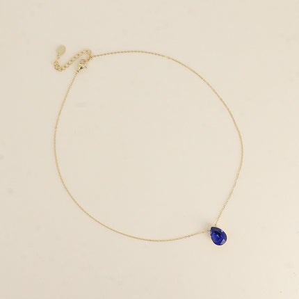 Collier Bertille - goutte et cristaux Swarovski®