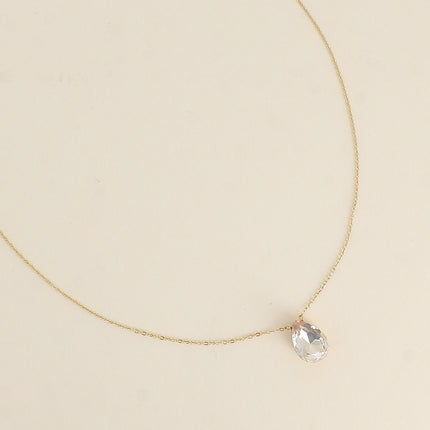 Collier Bertille - goutte et cristaux Swarovski®
