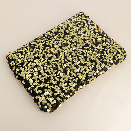 Pochette / Trousse - grandes paillettes rondes 20 x 14 cm