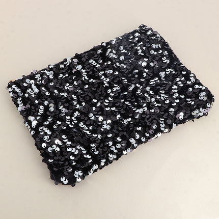 Pochette / Trousse - grandes paillettes rondes 20 x 14 cm