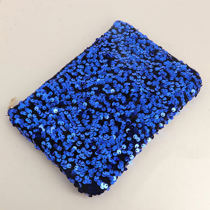 Pochette / Trousse - grandes paillettes rondes 20 x 14 cm
