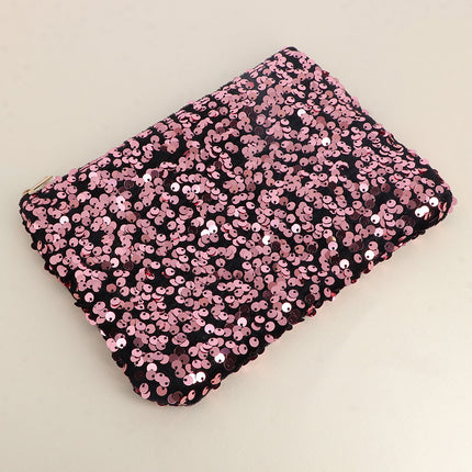 Pochette / Trousse - grandes paillettes rondes 20 x 14 cm