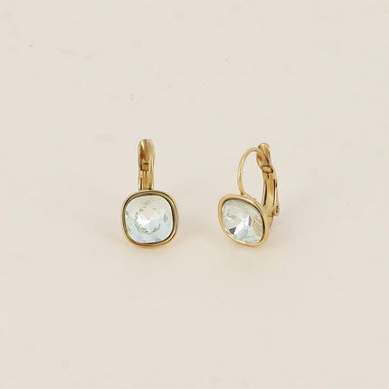 Boucles dormeuses - cristal 8mm
