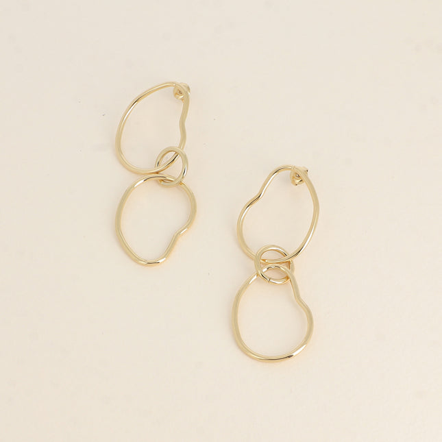 Boucles pendantes - 3 pièces ajourées