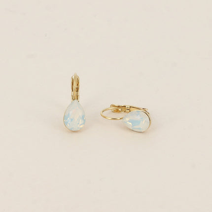 Boucles dormeuses Bertille Mini - goutte et cristaux Swarovski®