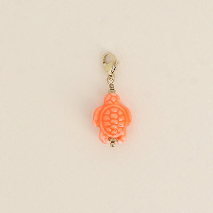 Charm Séraphia - tortue en céramique et en émail