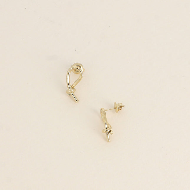 Boucles puces - motif noeud