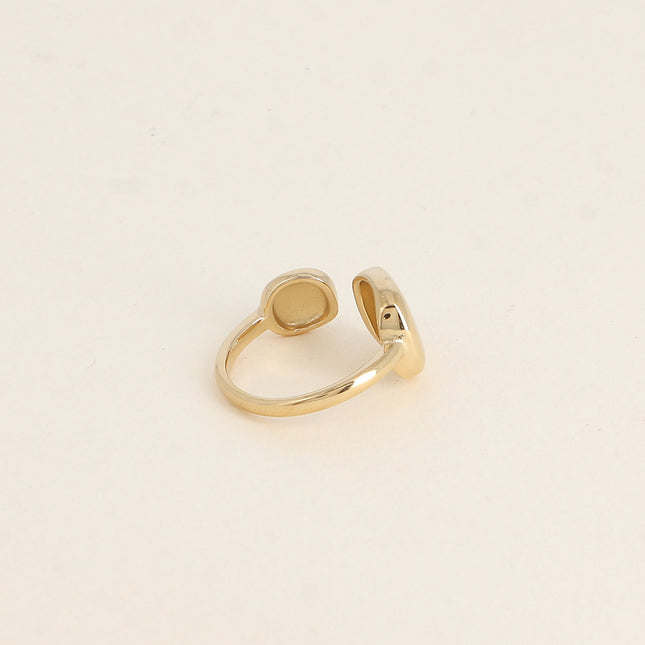 Bague ouverte - formes arrondies