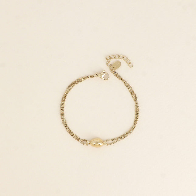 Bracelet - petit ovale bombé