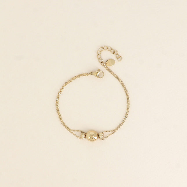 Penelope bracelet - small domed circle