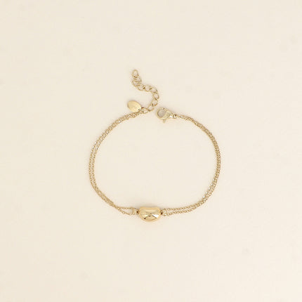 Bracelet - petit haricot bombé