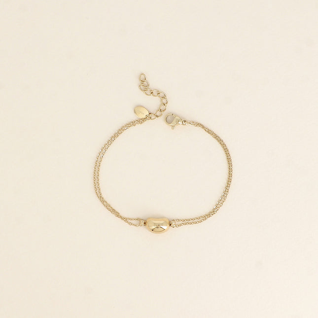 Bracelet - petit haricot bombé