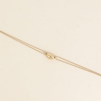Bracelet - petit haricot bombé