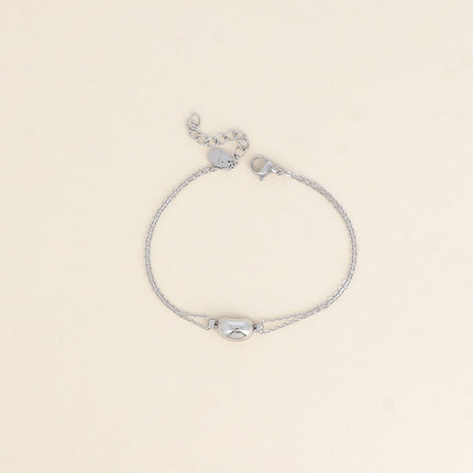Bracelet - petit haricot bombé