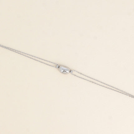 Bracelet - petit haricot bombé