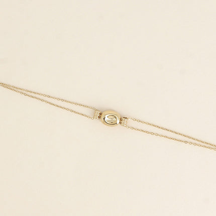 Bracelet - petite pastille bombée et incurvée