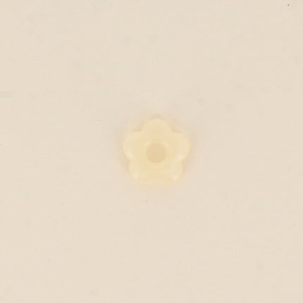 Perle de fleur en résine 15,5mm, 10 pièces