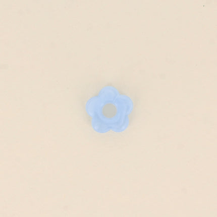 Perle de fleur en résine 15,5mm, 10 pièces