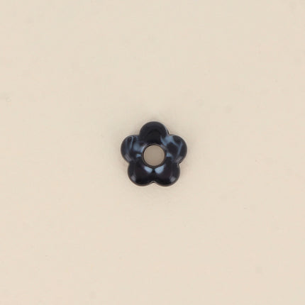 Perle de fleur en résine 15,5mm, 10 pièces