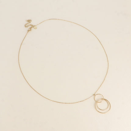 Collier - pendentif de 3 anneaux