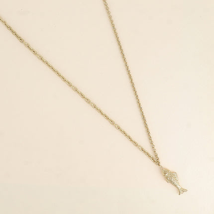Sautoir - pendentif poisson