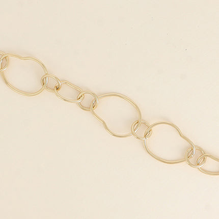 Bracelet Calliope - anneaux alternés