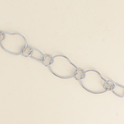 Bracelet Calliope - anneaux alternés