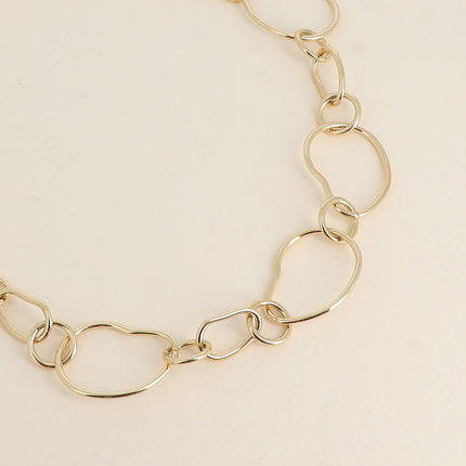 Collier Calliope - anneaux alternés