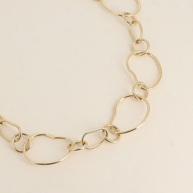 Calliope necklace - alternating rings