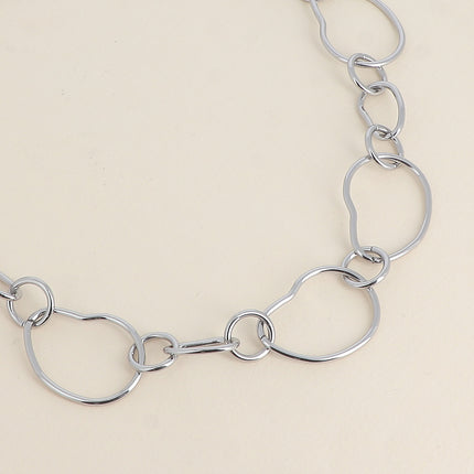 Collier Calliope - anneaux alternés