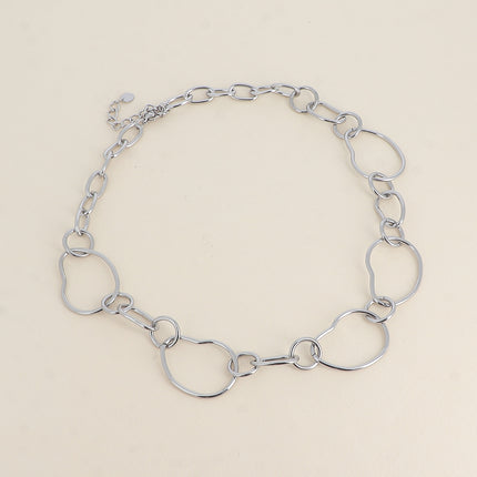 Collier Calliope - anneaux alternés