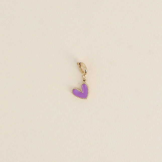 Charm Yesenia avec coeur émaillé