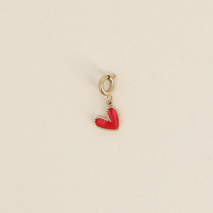 Charm Yesenia avec coeur émaillé