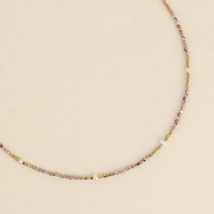 Collier Bracéline - pierres naturelles