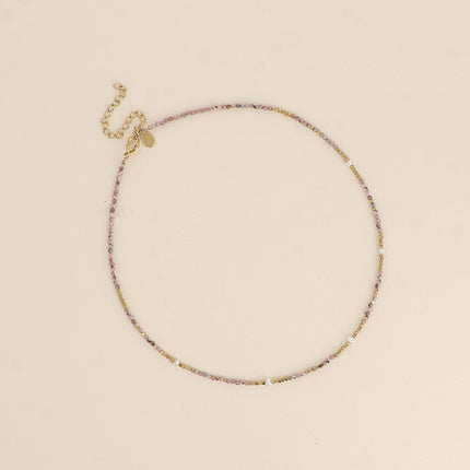 Collier Bracéline - pierres naturelles