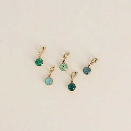 Charm Cassy doré - cristaux Swarovski®